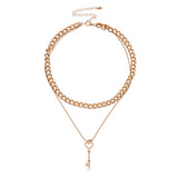 Vintage Bohemia Gold Coin letter Layered Chain – Jewelry Gift Ideas — 19