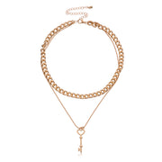 Vintage Bohemia Gold Coin letter Layered Chain – Jewelry Gift Ideas — 19