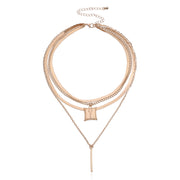 Vintage Bohemia Gold Coin letter Layered Chain – Jewelry Gift Ideas — 7