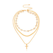 Vintage Bohemia Gold Coin letter Layered Chain – Jewelry Gift Ideas — 15