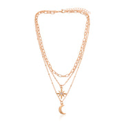 Vintage Bohemia Gold Coin letter Layered Chain – Jewelry Gift Ideas — 18