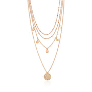Vintage Bohemia Gold Coin letter Layered Chain – Jewelry Gift Ideas — 13