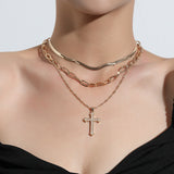 Vintage Bohemia Gold Coin letter Layered Chain – Jewelry Gift Ideas — 9