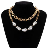 Exaggerated Baroque Shaped Imitation Pearl – Jewelry Gift Ideas — 2