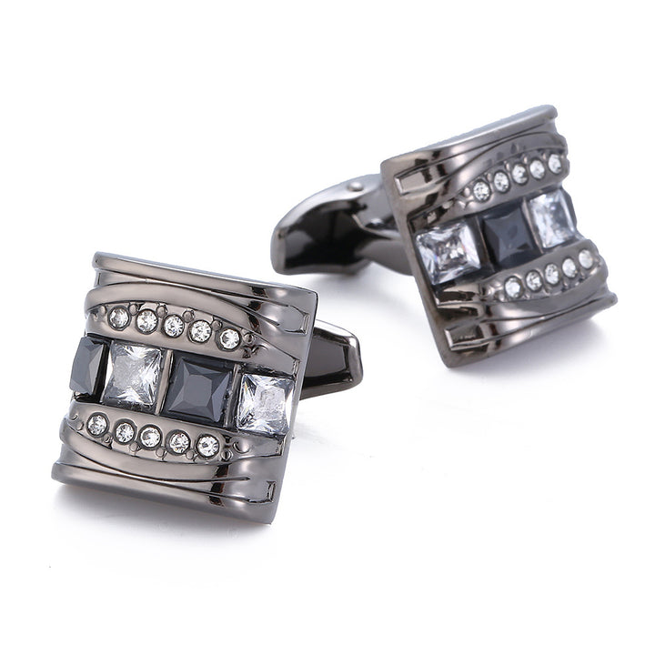 Black Business French Cufflinks – Special Occasion Gifts — 1
