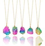Seven-Color Natural Stone Rough Stone Winding – Jewelry Gift Ideas — 7