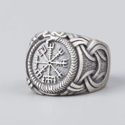 Vintage Viking Men's Nordic Compass Compass Ring – Gifts for Him — 4