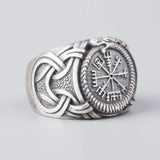 Vintage Viking Men's Nordic Compass Compass Ring – Gifts for Him — 2