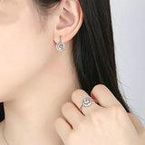 Copper Plated True White Gold AAA Zircon Set – Jewelry Gift Ideas — 3