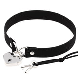 Gothic Heart Chain Choker Collar bdsm leather – Jewelry Gift Ideas — 5