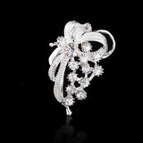 Delicate Pearl And Diamond Shawl Buckle Pin – Stylish Gifts — 8