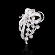 Delicate Pearl And Diamond Shawl Buckle Pin – Stylish Gifts — 8