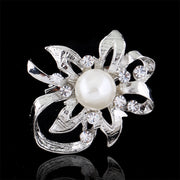 Delicate Pearl And Diamond Shawl Buckle Pin – Stylish Gifts — 4