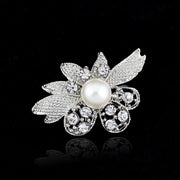Delicate Pearl And Diamond Shawl Buckle Pin – Stylish Gifts — 10