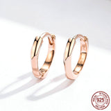 S925 Sterling Silver Rose Gold Plated Simple – Special Occasion Gifts — 4