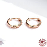 S925 Sterling Silver Rose Gold Plated Simple – Special Occasion Gifts — 3