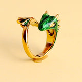 Ring Enamel Snake Index Finger Dragon – Special Occasion Gifts — 3