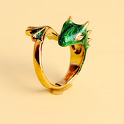 Ring Enamel Snake Index Finger Dragon – Special Occasion Gifts — 3