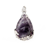 Natural Stone Drop Crystal Plum Blossom Pendant – Jewelry Gift Ideas — 1