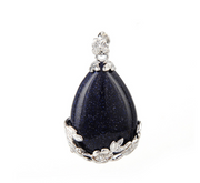 Natural Stone Drop Crystal Plum Blossom Pendant – Jewelry Gift Ideas — 3