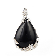 Natural Stone Drop Crystal Plum Blossom Pendant – Jewelry Gift Ideas — 8