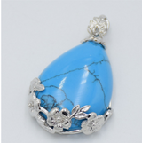 Natural Stone Drop Crystal Plum Blossom Pendant – Jewelry Gift Ideas — 5