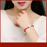 Sterling Silver Red String Bracelet Female Lucky – Jewelry Gift Ideas — 4