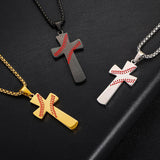 Wish Hot Selling Bible Baseball Cross Pendant – Jewelry Gift Ideas — 3