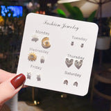 Korean Temperament Earrings S925 Sterling Silver Pin – Stylish Gifts — 7