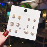Korean Temperament Earrings S925 Sterling Silver Pin – Stylish Gifts — 14