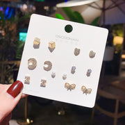Korean Temperament Earrings S925 Sterling Silver Pin – Stylish Gifts — 14