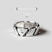 Personality Female Sea Dry Stone Couple Ring – Gifts for Her — 1
