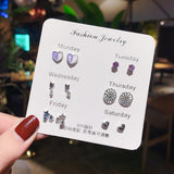 Korean Temperament Earrings S925 Sterling Silver Pin – Stylish Gifts — 20