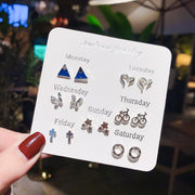 Korean Temperament Earrings S925 Sterling Silver Pin – Stylish Gifts — 5