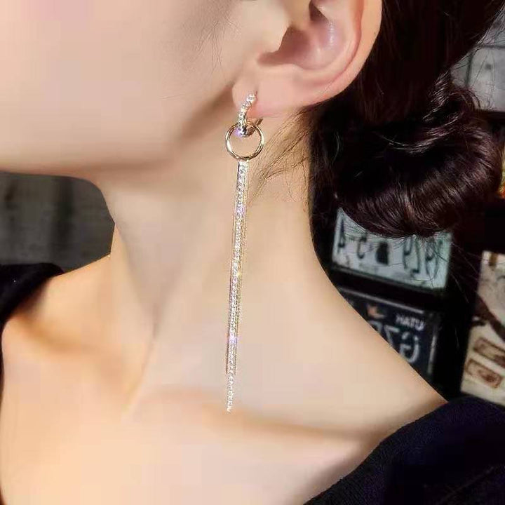 Temperament Tassel Earrings Women Fashion Long Style – Stylish Gifts — 1
