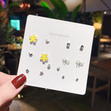 Korean Temperament Earrings S925 Sterling Silver Pin – Stylish Gifts — 9