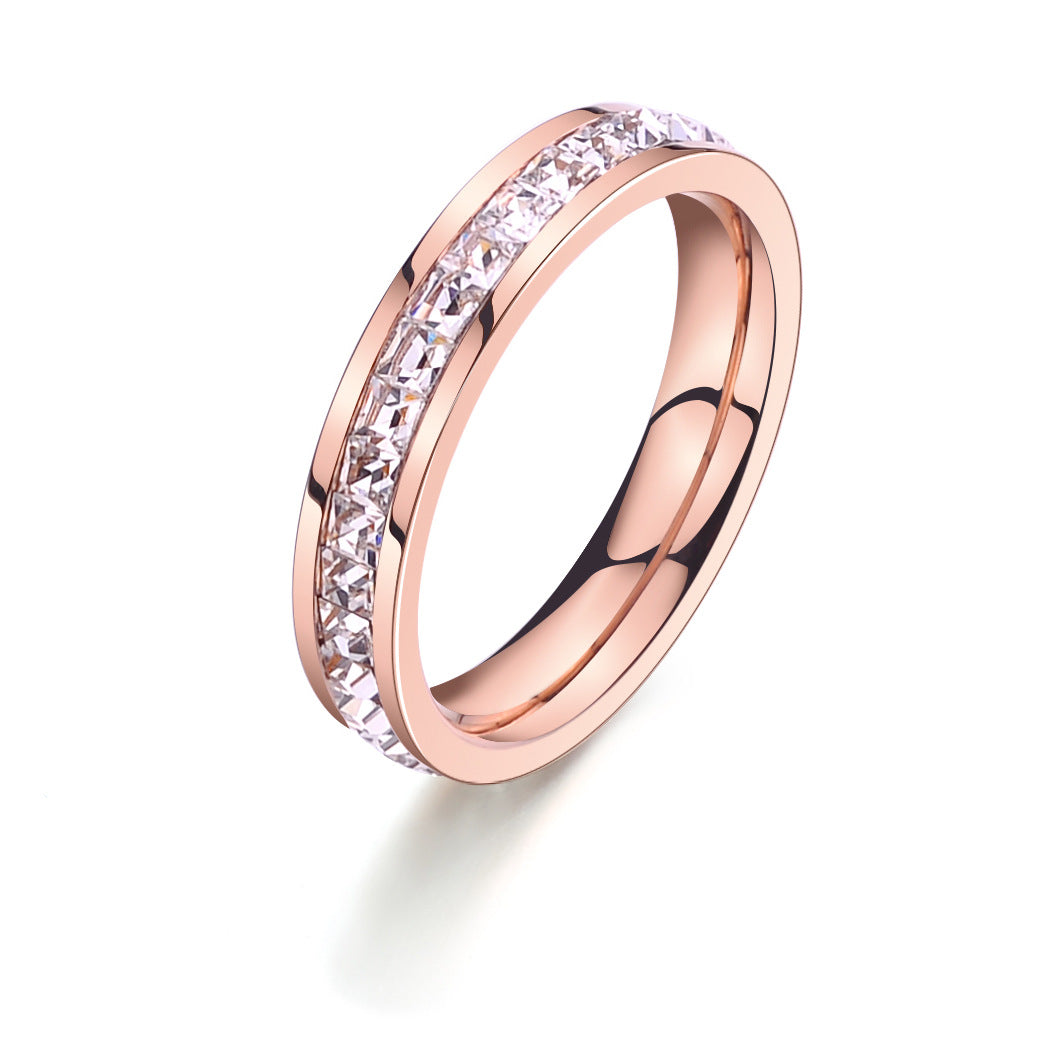 Titanium steel ring female Japanese and Korean version – Stylish Gifts — 1