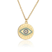 Copper Plated Real Gold Geometric Disc Devil's – Jewelry Gift Ideas — 4