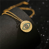 Copper Plated Real Gold Geometric Disc Devil's – Jewelry Gift Ideas — 5
