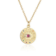 Copper Plated Real Gold Geometric Disc Devil's – Jewelry Gift Ideas — 3