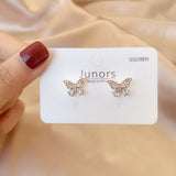 Butterfly Stud Earrings Super Fairy Tassel Long – Stylish Gifts — 2