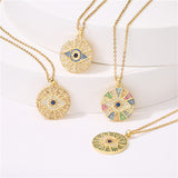 Copper Micro Inlaid Devil's Eye Female Necklace – Jewelry Gift Ideas — 1