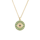 Copper Micro Inlaid Devil's Eye Female Necklace – Jewelry Gift Ideas — 2