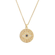 Copper Micro Inlaid Devil's Eye Female Necklace – Jewelry Gift Ideas — 3