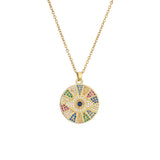 Copper Micro Inlaid Devil's Eye Female Necklace – Jewelry Gift Ideas — 4