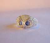 Alloy Blue Opal Cat Eagle Head Ring – Cat Lover Gifts — 4
