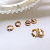 Threaded Design French Cold Earring Earrings – Jewelry Gift Ideas — 1