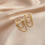 Earrings Women's Multi-Faceted Chain, Personalized Ear – Gifts for Her — 1