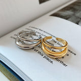 Double Ring Lady Opening S925 Sterling Silver Ring – Gift Ideas — 4