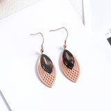Vintage Cutout Leaves Ladies Earrings – Surprise Gifts — 3